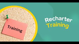 2023 Recharter Training [upl. by Llerroj]