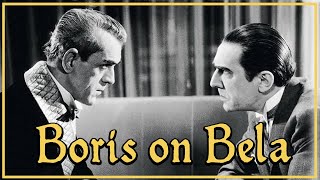 Boris Karloff talking about Bela Lugosi [upl. by Gabbi602]