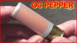 HOT PEPPER POWDER 12 ga Rounds  Ultimate Self Defense Round [upl. by Annaynek816]