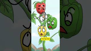 S40 Are multicolored bell peppers due to genetic mutations GardenOfGoro GardeningTips cartoon [upl. by Borszcz]