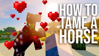 How to Tame Horses in Minecraft [upl. by Richel]