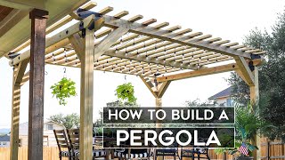 How To Build A Pergola EASY [upl. by Mathilde131]