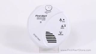 First Alert Wireless Interconnect Talking Battery Smoke and CO Alarm SCO501CN3ST [upl. by Johathan]