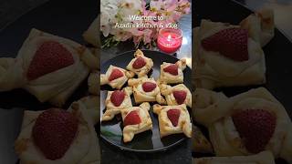 Puff Pastry recipe pastry puffpastry strawberry creamcheese azadiskitchen2914 [upl. by Latrina]