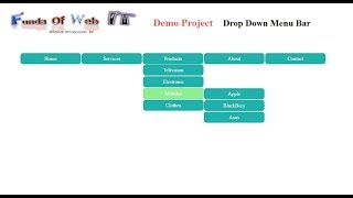 how to make a navigational  dropdown menu bar in aspnet [upl. by Miki]
