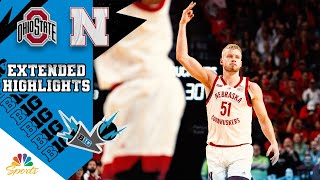 HIGHLIGHTS Nebraska vs Ohio State  Big Ten Mens Basketball  1232024  NBC Sports [upl. by Jewett]