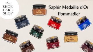 Apply Saphir Médaille dOr Pommadier with brush or cloth [upl. by Anih]