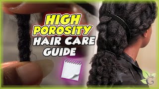 The BEST HAIR CARE TIPS for HIGH POROSITY hair [upl. by Aronow]