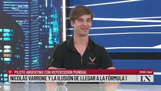 Nicolás Varrone y su ilusión con la Fórmula 1 es piloto de GM que desembarcará en 2026 en la F1 [upl. by Beckett278]