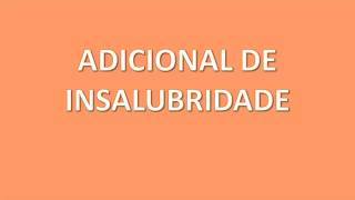 Cálculo de Adicional de Insalubridade passo a passo simples e objetivo pós reforma trabalhista [upl. by Nicolis352]