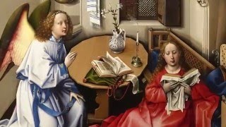 Workshop of Campin Annunciation Triptych Merode Altarpiece [upl. by Feeley]