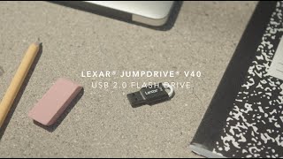 Lexar® JumpDrive® V40 USB Flash Drive [upl. by Otiv]