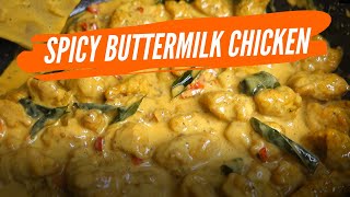 HOW TO MAKE SPICY BUTTERMILK CHICKEN  EASY SPICY BUTTERMILK CHICKEN RECIPE [upl. by Kristen31]