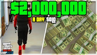 Fastest Ways To Make Millions of Money Solo In GTA 5 Online 2024 Updated [upl. by Aillicec44]