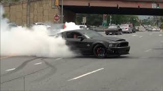 Burnout Shelby GT500 Super Snake [upl. by Ayekal]