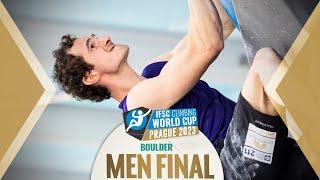 🔥IFSC Mens Final World Cup PRAGUE Bouldering 2023 💪🏼 [upl. by Kirred]