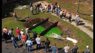 Sediment Basin Captures 90 or More With Porous Baffles [upl. by Eadrahs]