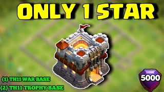 New Best Th11 War Base With Link  Th11 TrophyFarming Base  Base Th11 Terkuat Copy Link 2024 COC [upl. by Nyliac822]