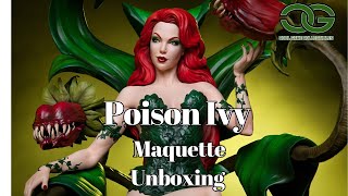 Must See Tweeterhead Poison Ivy Maquette Unboxing [upl. by Yran]