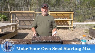 How to Make Your Own Seed Starting Mix  DIY [upl. by Bartolome]