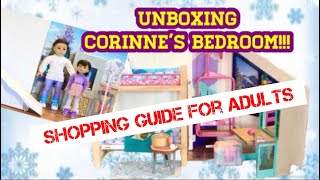 Unboxing Review Corinne and Gwynn Tan’s Bedroom Set AG American Girl Doll of the Year GOTY 2022 [upl. by Atires217]