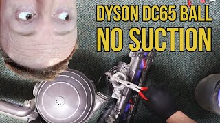 Dyson DC65 Ball Upright Lost Suction  Diagnosing a Clog  From the Workbench [upl. by Kary]