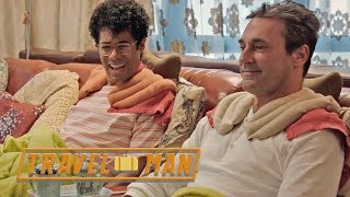 Jon Hamm amp Richard Ayoade make the PERFECT duo  Travel Man [upl. by Ennayt]