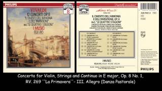 Vivaldi  12 Concertos Op 8  I Musici  Felix Ayo  1959  1961 [upl. by Aaron786]