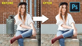 How To Remove ANYTHING From a Photo in Photoshop [upl. by Nosreg]