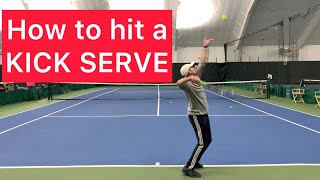 How To Hit A KICK SERVE [upl. by Ahcim]