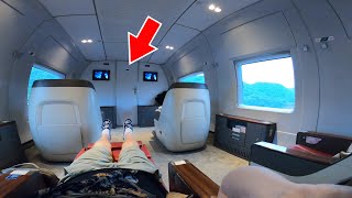 Chinas FIRST CLASS High Speed Train 😆 Most Expensive Seat 🛏 Travel Alone Experience [upl. by Barina]