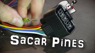 ⚡Cómo SACAR PINES de un CONECTOR ELÉCTRICO Kit extractor de pines universal  PetrolheadGarage [upl. by Nelyahs287]