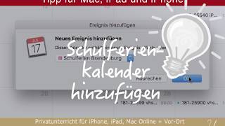 App Tipp Kalender SchulferienKalender laden [upl. by Loree109]