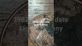 1982 D small date copper Lincoln penny [upl. by Atterrol]