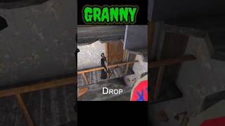 Grannom Granny 1 Freeze Trap Cool Moments 😱 granny scary funny shorts [upl. by Safko]