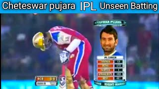 Cheteshwar Pujara IPL Unseen Batting [upl. by Dracir]