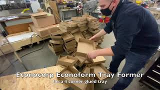 Econocorp Econoform Glue Tray Former [upl. by Retse]