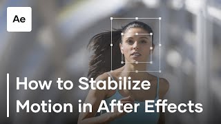 How To Stabilize Motion In After Effects [upl. by Marienthal47]