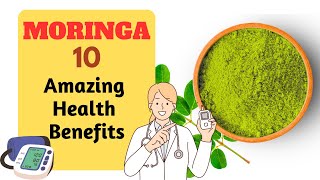 10 Amazing Benefits of Moringa Powder  Moringa  مورنگا  Health Benefits  Weight Loss [upl. by Adierf]