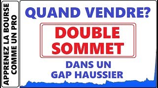 COMMENT VENDRE DANS UN DOUBLE SOMMET POUR UN MAXIMUM DE PROFIT SWING TRADING ET DAY TRADING [upl. by Orhtej]