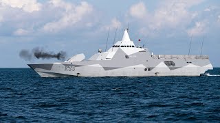 Visby Class Corvettes  Worlds Most Powerful And Fastest Corvette From Swedish Navy shorts [upl. by Thornie720]