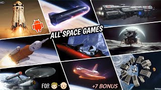 Top 40 Most Best Space amp Rocket Simulator Games For Mobile 2024  Rockets [upl. by Langelo228]