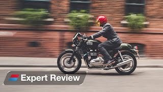 2014 Triumph Thruxton bike review [upl. by Idalina]