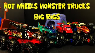 Hot Wheels Monster Trucks Big Rig Racing [upl. by Bender507]