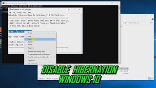 How to Disable Hibernation Windows10 [upl. by Cedric]