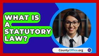 What Is a Statutory Law  CountyOfficeorg [upl. by Nairdad]