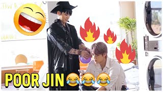 BTS Jin Funny Moments  Poor Jin 😅🤣😂 [upl. by Fugazy]