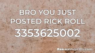 10 Popular Rick Roll Roblox Music CodesIDs Working 2021 [upl. by Keram]