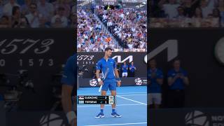 Novak Djokovics INCREDIBLE lob 😱 [upl. by Varion]