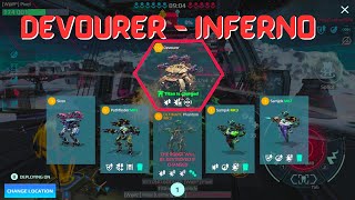 War Robots  Devourer  Inferno amp Pyro build gameplay warrobots [upl. by Nitaf]